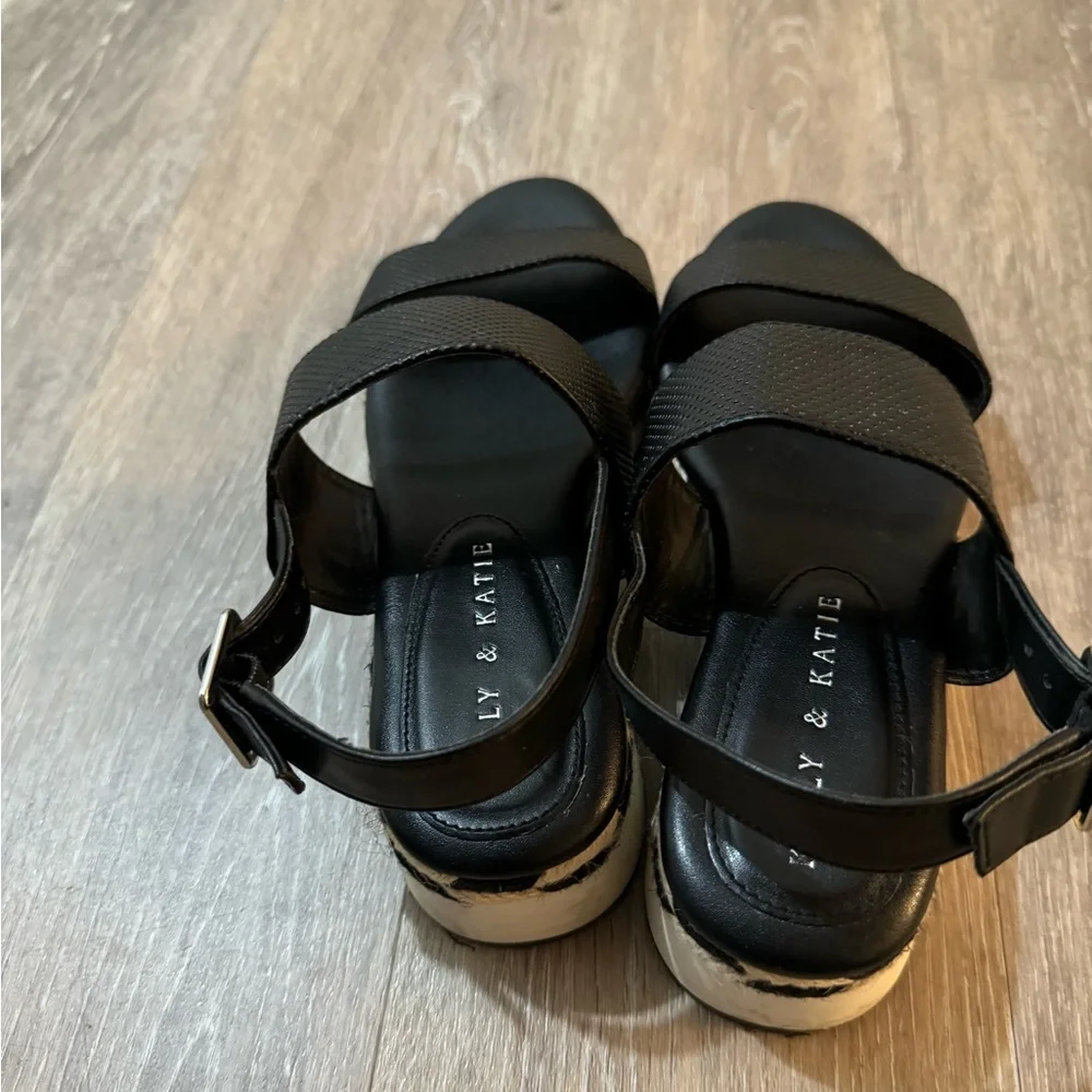Kelly and Katie platform sandals